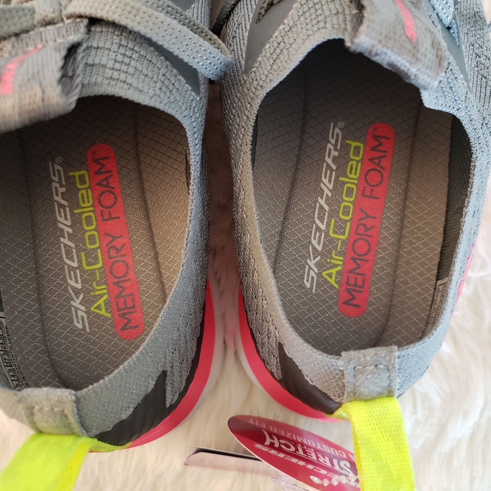 SKECHERS Flex Appeal 2.0 Air-Cooled Stretch Knit Sneakers--NWT--7.5 - Picture 6 of 8